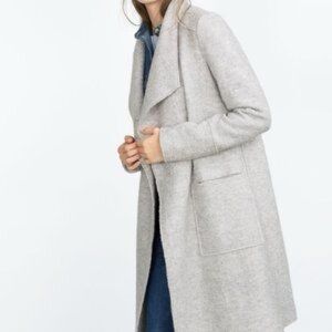 Tahari Wool open front coat